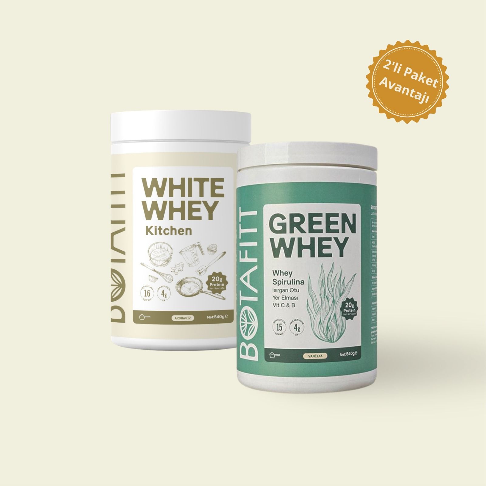 PROTEIN - 30 Gün ( White Whey & Vanilya)