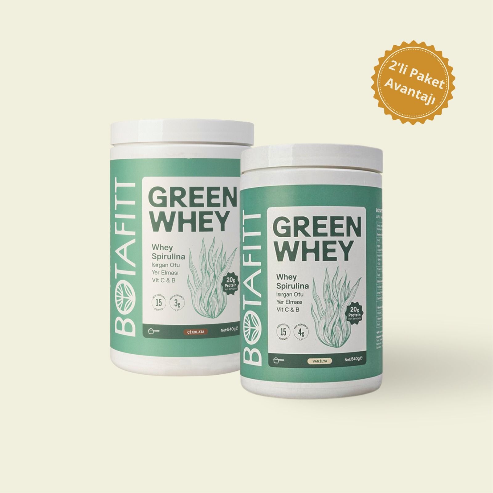 PROTEIN - 30 Gün ( Vanilya & Çikolata)